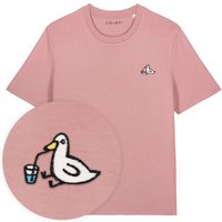 Besticktes T-Shirt – Piet die Ente – LIGARTI Tiermanufaktur