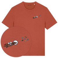 Besticktes T-Shirt – Astrowau der Space-Hund – LIGARTI Tiermanufaktur