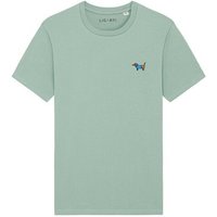 Besticktes T-Shirt – Steffen der Dackel – LIGARTI Tiermanufaktur