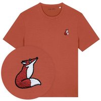 Besticktes T-Shirt – Valentina der Fuchs – LIGARTI Tiermanufaktur