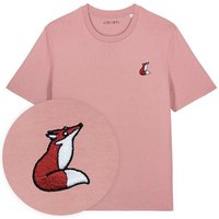 Besticktes T-Shirt – Valentina der Fuchs – LIGARTI Tiermanufaktur