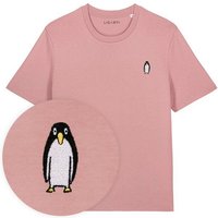 Besticktes T-Shirt – Thorben der Pinguin – LIGARTI Tiermanufaktur