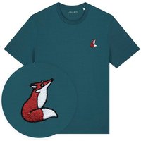 Besticktes T-Shirt – Valentina der Fuchs – LIGARTI Tiermanufaktur