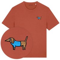 Besticktes T-Shirt – Steffen der Dackel – LIGARTI Tiermanufaktur