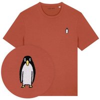 Besticktes T-Shirt – Thorben der Pinguin – LIGARTI Tiermanufaktur