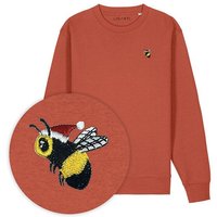 Bestickter Pullover – Esmeralda die Weihnachtsbiene – LIGARTI Tiermanufaktur