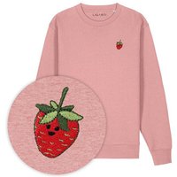 Bestickter Pullover – Erdbeere – LIGARTI Tiermanufaktur