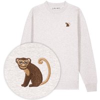 Bestickter Pullover – Albert der Affe – LIGARTI Tiermanufaktur