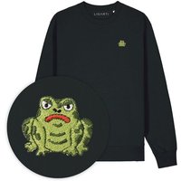 Bestickter Pullover – Gretel die Kröte – LIGARTI Tiermanufaktur