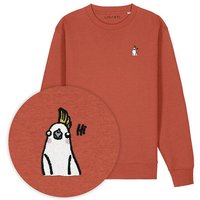 Bestickter Pullover – Heidi der Nymphensittich – LIGARTI Tiermanufaktur