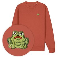 Bestickter Pullover – Gretel die Kröte – LIGARTI Tiermanufaktur