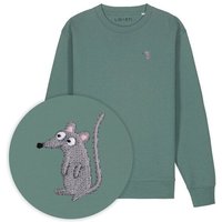 Bestickter Pullover – Murat die Maus – LIGARTI Tiermanufaktur