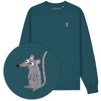 Bestickter Pullover – Murat die Maus – LIGARTI Tiermanufaktur