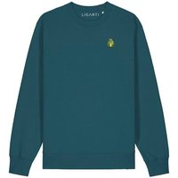 Bestickter Pullover – Nils der Frosch – LIGARTI Tiermanufaktur