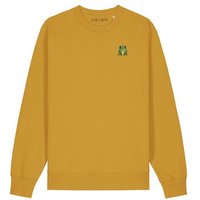 Bestickter Pullover – Nils der Frosch – LIGARTI Tiermanufaktur