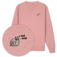 Bestickter Pullover – Schnexy die Schnecke – LIGARTI Tiermanufaktur