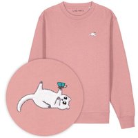 Bestickter Pullover – Samantha die Katze – LIGARTI Tiermanufaktur