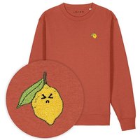 Bestickter Pullover – Zitrone – LIGARTI Tiermanufaktur