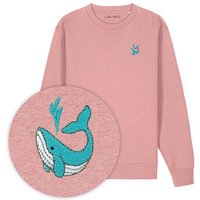 Bestickter Pullover – Walter der Wal – LIGARTI Tiermanufaktur