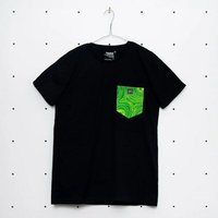 soki Choose Your Own Pocket T-Shirt mit Tasche aus geretteter Bettwäsche