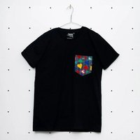 soki Choose Your Own Pocket T-Shirt mit Tasche aus geretteter Bettwäsche