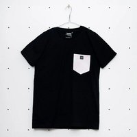 soki Choose Your Own Pocket T-Shirt mit Tasche aus geretteter Bettwäsche