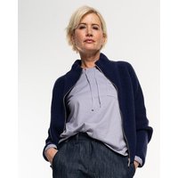 Alma & Lovis Zip-Strickjacke aus Kaschmir und Wolle