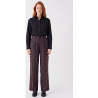 ORGANICATION Wide-Leg-Hose aus recyceltem Polyester und ECOVERO Viskose