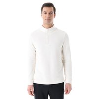 ORGANICATION Longsleeve aus Bio-Baumwolle mit Viertelreißverschluss