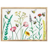 Kunstdruck »Bienen & Blumen« von LIGARTI | A4, A3 oder A2 | Wandbild | Poster | Kunst