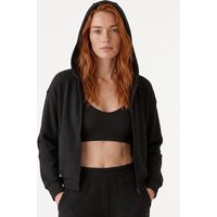 ORGANICATION JENNIFER | Waffel-Hoodiejacke aus Bio-Baumwolle & recyceltem Polyester