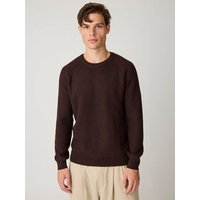 KnowledgeCotton Apparel Rundhalsausschnitt-Pullover aus Bio-Merinowolle