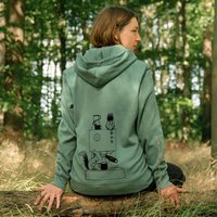 Cmig Kaffee-Hörnchen Kapuzenjacke unisex für Kaffeefreunde