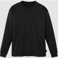 Herren Longsleeve aus Baumwolle - PAPAYA - recolution