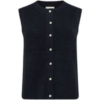KnowledgeCotton Apparel Strickweste Soufflé yarn