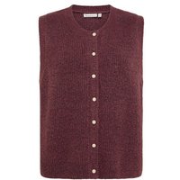 KnowledgeCotton Apparel Strickweste Soufflé yarn