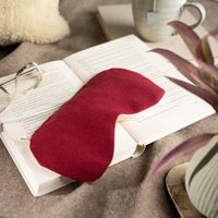 nahtur-design Augenkissen aus Leinen mit Amaranthfüllung & Zirbenspänen