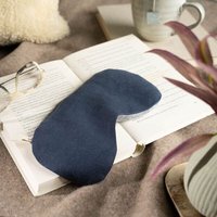 nahtur-design Augenkissen aus Leinen mit Amaranthfüllung & Zirbenspänen