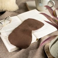 nahtur-design Augenkissen aus Leinen mit Amaranthfüllung & Zirbenspänen