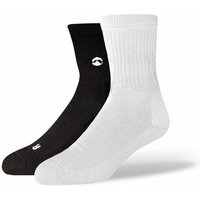 SOXN 2er-Pack BASIC SCHWARZ & WEISS / Quarter Socken / Prewashed
