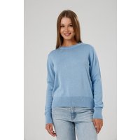 GORG Damen Strickpullover mit Rundhalsausschnitt