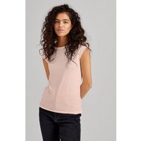 ThokkThokk Damen Cap Sleeve T-Shirt TT01 unifarben aus Bio-Baumwolle