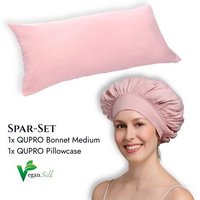 QUPRO Bonnet & Pillowcase Set – glatter als Seide