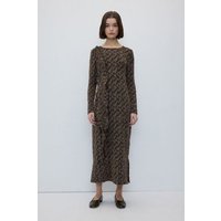 Rita Row Midikleid VENTO mit Grafikmuster und Volants