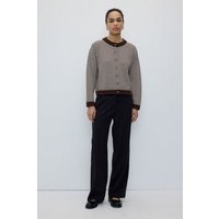 Rita Row Gestreifte Strickjacke LYNN aus Merinowolle