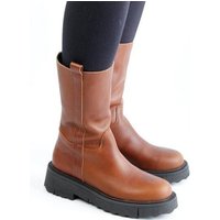Grand Step Shoes Maxi Boots aus pflanzlich gegerbtem Leder