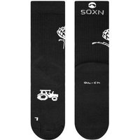SOXN KOLA SCHWARZ ODER LILA / Traktor Socken aus Bio-Baumwolle / Made in Germany