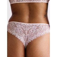 erlich textil Dreamy Lace High Waist Brazil String mit Spitze, made in Europe