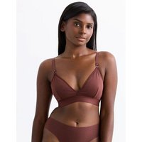 erlich textil Casual Cotton Triangel Bralette mit 94% Baumwolle (aus kontrolliert biologischem Anbau), made in Europe