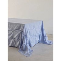 Onomao x erlich textil drapierte Tischdecke mit 60% Baumwolle und Leinen, made in Europe